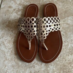Tory Burch Gold Sandals